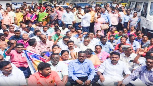 அரசு ஊழியர்களுக்கு ஏமாற்றம்.. உண்ணாவிரத போராட்டத்தில் குதித்த ஜாக்டோ ஜியோ அமைப்பினர்!