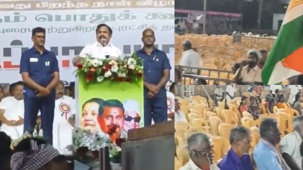 தேனியில் மாஸ் காட்ட நினைத்த எடப்பாடி.. தமாஷ் ஆன மீட்டிங்! காலி சேர்கள் முன் உரையாற்றும் நிலை