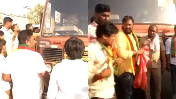 மராத்தி vs கன்னடா மொழிப்போர்-கர்நாடகாவில் 22-ந் தேதி பந்த்- மகாராஷ்டிரா பேருந்துகளுக்கு நேர்ந்த கதி!