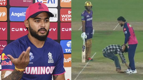 எல்லாம் செட்டிங்.. ரசிகரை காலில் விழ வைத்த ரியான் பராக்.. அசாமில் அந்த பையன் யாரு தெரியுமா?