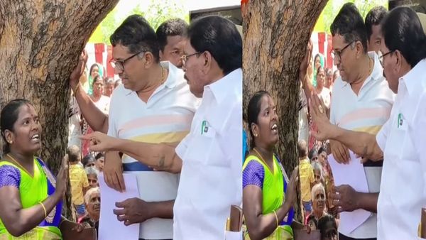 கிராம சபை கூட்டம் எங்கே? அமைச்சர் கேகேஎஸ்எஸ்ஆர் ராமச்சந்திரனிடம் பெண் ஆக்ரோஷம்! கடும் வாக்குவாதம்