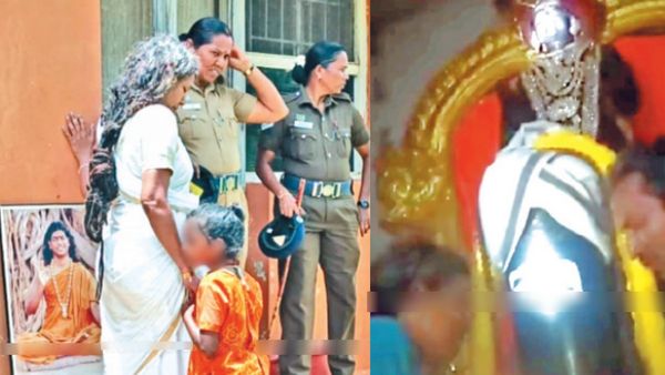 விருதுநகரில் சிவலிங்கத்தை இறுக்க கட்டிப்பிடித்து கொண்டு.. இரவில் நித்தியானந்தா சிஷ்யைகளால் பரபரப்பு