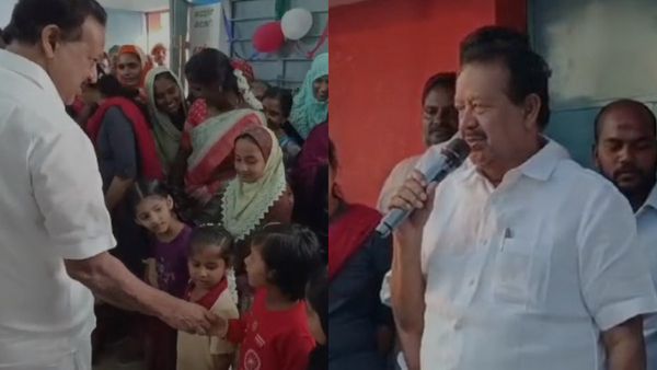 அங்கன்வாடி மையம் திறப்பு விழா! உருது மொழியில் பேசி குழந்தைகளுக்கு இனிப்பு வழங்கிய அமைச்சர் பொன்முடி!