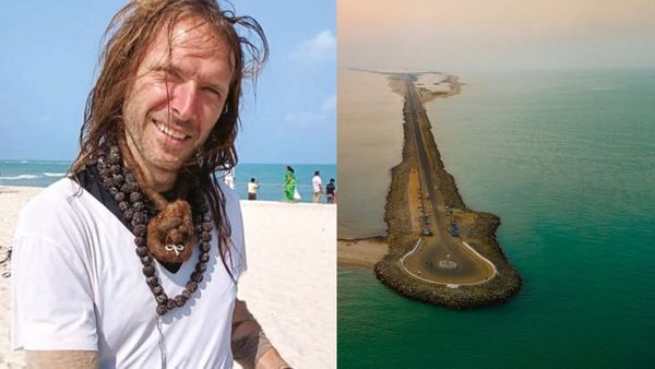 ராமர் பாலம் நோக்கி.. தனுஷ்கோடி கடலில் நீந்திய அமெரிக்கர்.. கடலோர போலீசார் பிடித்து தீவிர விசாரணை