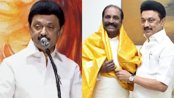 வைரமுத்துவுக்கு ‛கவிப்பேரரசு’ பட்டம் எப்படி கிடைத்தது? பாராட்டியபடி ஸ்டாலின் கூறிய சுவாரசிய தகவல்