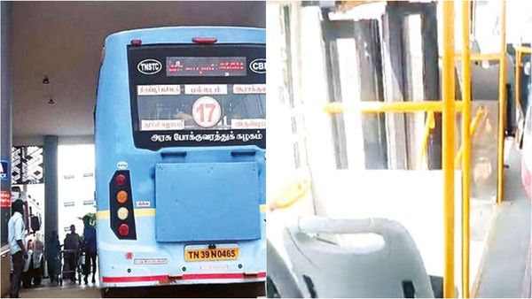திருப்பூரில் பெண் பயணியை காப்பாற்ற  அரசு பஸ்  டிரைவர், கண்டக்டர் எடுத்த சூப்பர் முடிவு