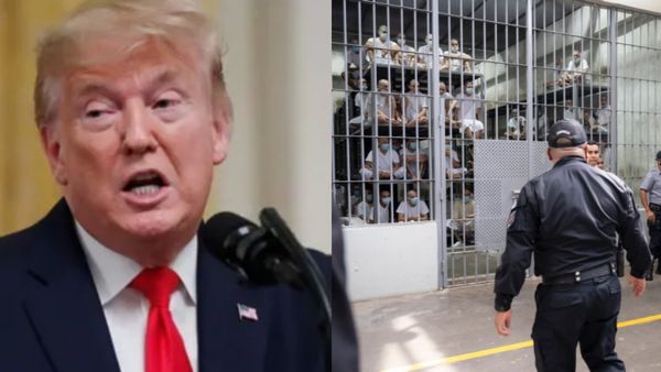 மொட்டை தலை.. வெறித்து பார்த்த கைதிகள்! டிரம்பால் நிரம்பும் எல் சால்வடார் சிறைகள்.. பதற்றம்!