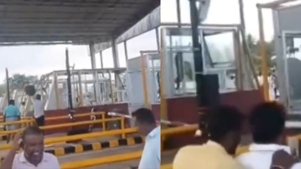 திண்டுக்கல் அருகே இன்று திறக்கப்பட இருந்த சுங்க சாவடி சூறை- அடித்து நொறுக்கிய பொதுமக்கள்!