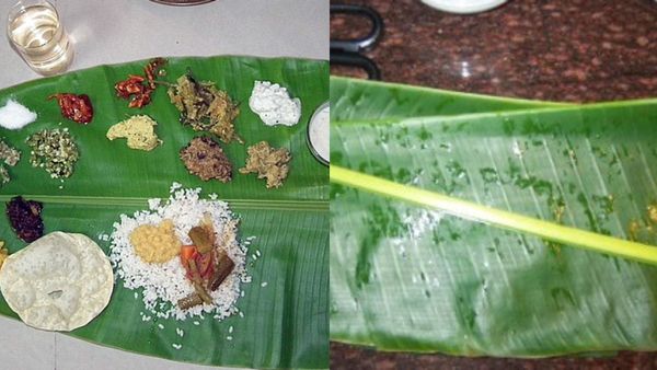 வாழை இலையில் உணவு அருந்திய பிறகு உள்பக்கமாக மடிப்பதற்கான காரணம் என்ன?