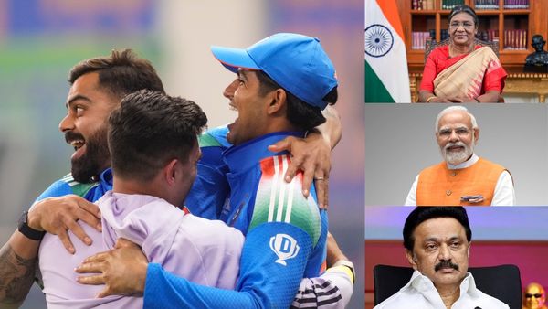 நியூசிலாந்தை வீழ்த்தி கோப்பையை வென்ற இந்திய அணி.. ஜனாதிபதி, மோடி, ஸ்டாலின் உள்ளிட்டோர் வாழ்த்து