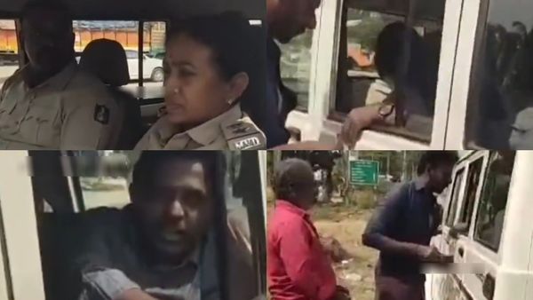 கர்நாடகாவில் தமிழக லாரி டிரைவரிடம் லஞ்சம்! செமயாக சிக்கிய போலீஸ்.. கடைசியில் நடந்த தரமான சம்பவம்