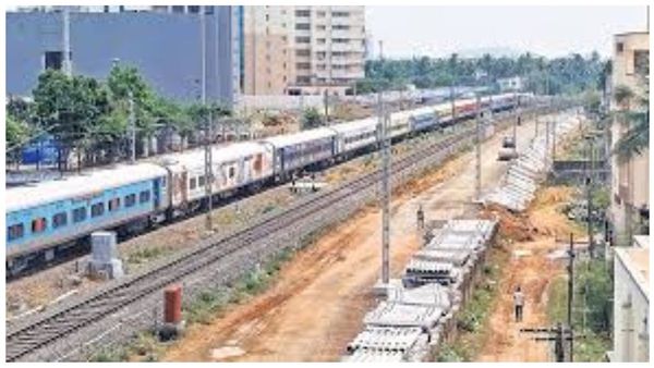 வண்டலூருக்கு வசதி.. கிளாம்பாக்கத்துக்கு ஈஸி ரூட்.. ஊரப்பாக்கம் டூ வண்டலூர் 400 மீ ரயில் பாதை! ஹேப்பி