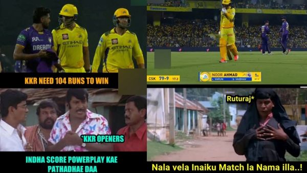 இவங்க பார்முக்கு அடுத்த சீசன்தான்.. தப்பிய ருதுராஜ்.. மாட்டிக்கொண்ட தோனி.. தெறிக்கும் சிஎஸ்கே மீம்ஸ் 