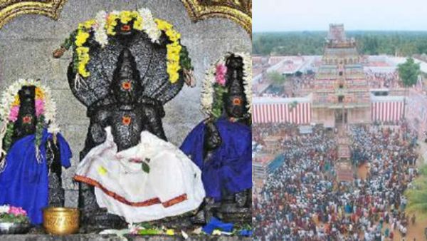 ராகு கேது பெயர்ச்சி: திருநாகேஸ்வரத்தில் மங்கள ராகுவை காணக் குவிந்த பக்தர்கள்.. சிறப்பு பரிகார பூஜைகள்