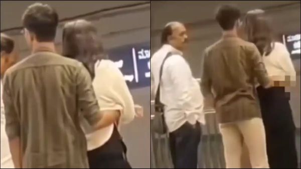 கண்ட இடத்தில் கை வைத்து முத்தம்! பெங்களூர் மெட்ரோ நிலையத்தில் அத்துமீறிய காதல் ஜோடி! பரவும் வீடியோ