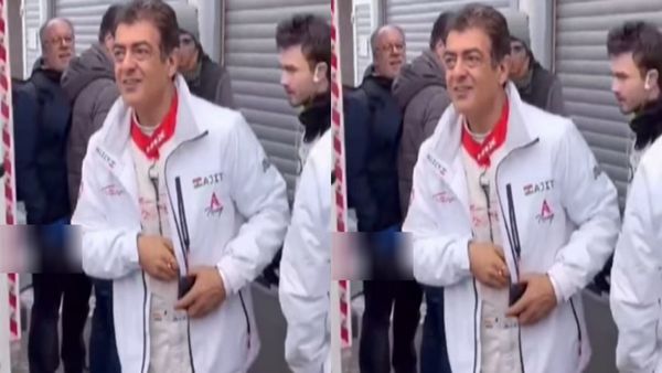 கார் ரேஸ் பயிற்சியின் போது மீண்டும் விபத்தில் சிக்கிய அஜித்குமார்.. காயமின்றி தப்பினார்! வீடியோ