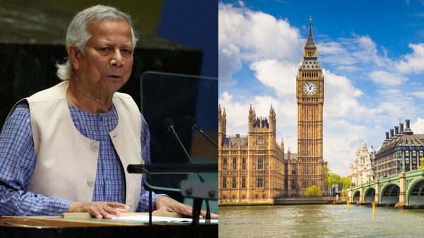 வங்கதேசத்தில் கவிழும் ஆட்சி? முகமது யூனுஸ்க்கு எதிராக லண்டனில் ரகசிய மீட்டிங்.. பரபர தகவல். பின்னணி