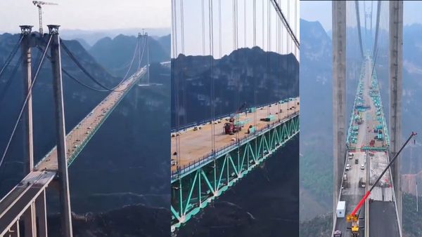 சீனா செய்த சைலன்ட் வேலை.. ஈபிள் டவரை விட உயரம்.. .. உலகின் உயரமான பாலம் இதுதான் - பிரமாண்டம்