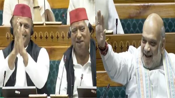 கேள்வி கேட்ட அகிலேஷ் யாதவுக்கு.. பதிலடி கொடுத்து.. கையெடுத்து கும்பிட வைத்த அமித்ஷா