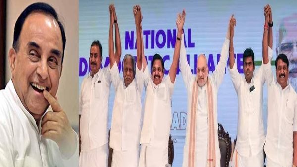 அதிமுக - பாஜக கூட்டணி வெல்லுமா? நயினாரை முதல்வர் வேட்பாளராக்க வேண்டும்.. கொளுத்தி போடும் சு.சாமி