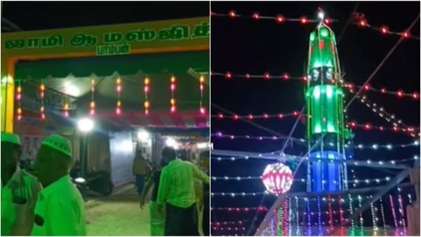 700 வருடம் பழமையான பாம்பன் பள்ளிவாசல்.. புதுப்பிப்பு பணிகளுக்கு பிறகு மீண்டும் திறப்பு!