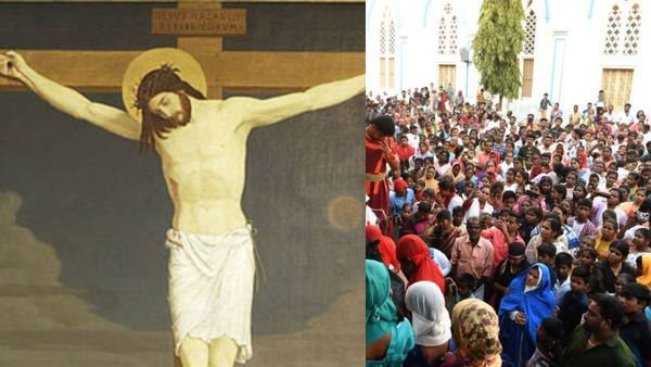 இயேசு சிலுவையில் அறையப்பட்ட தினம் இன்று.. சர்ச்சுகளில் புனித வெள்ளி அனுசரிப்பு