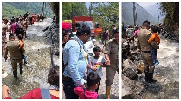 காஷ்மீரை 'கைகழுவி' சிக்கிம் சென்ற சுற்றுலா பயணிகள்- பெருமழை, நிலச்சரிவில் சிக்கி 1,000 பேர் தவிப்பு!