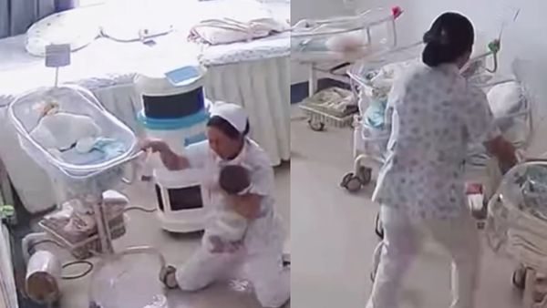 தாயை விட பெரிய சக்தி எதுவுமில்ல..நிலநடுக்கத்தால் குலுங்கிய கட்டிடம்! பிஞ்சுகள் உயிர்காத்த தெய்வங்கள்