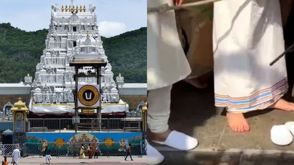 திருப்பதி ஏழுமலையான் கோயில் தங்க கோபுரம் வரை செருப்பு அணிந்து வந்த பக்தர்கள்! 7 ஊழியர்கள் சஸ்பெண்ட்