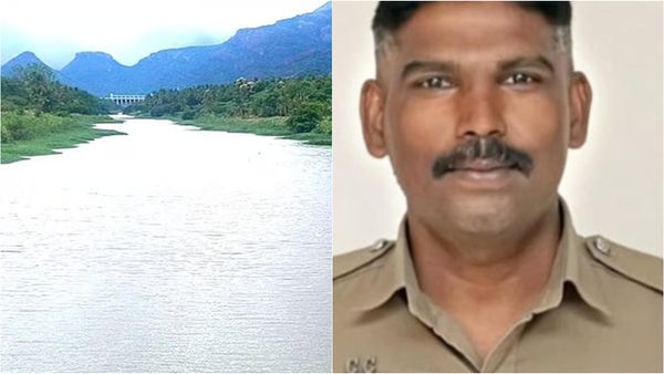 திருப்பூர் தாராபுரத்தில் உற்சாக குளியல்.. காவலர் செய்த சிறிய தவறு.. எமனமாக மாறிய அமராவதி ஆறு