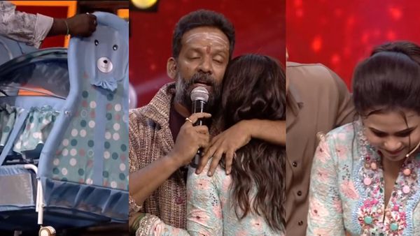 பல நாள் கனவு.. தொட்டில் பரிசு கிடைத்தது.. சந்தோஷத்தில் கணவர் காலில் விழுந்த மணிமேகலை.. குவியும் வாழ்த்து