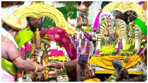 மதுரையில் மீனாட்சி திருக்கல்யாணம்.. பழைய தாலி கயிறு என்ன செய்யலாம்? தாலி மாற்ற சரியான நேரம் எது?