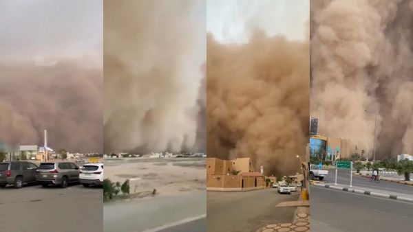 சவூதி அரேபியாவை மிரளவிட்ட ‛புழுதி புயல்’.. இந்த வீடியோக்களை பாருங்க.. நிச்சயம் ஷாக் ஆகிடுவீங்க