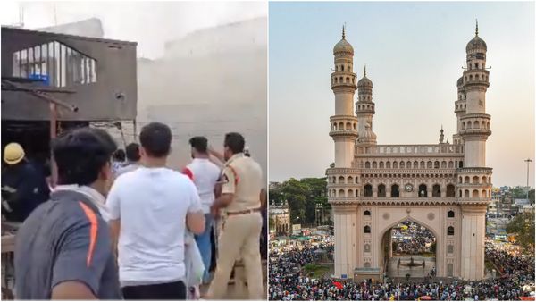 ஹைதராபாத்தில் சார்மினார் அருகே மிக மோசமான தீ விபத்து! 17 பேர் உடல் கருகி உயிரிழப்பு, பலர் படுகாயம்
