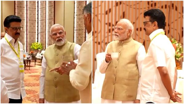 டீ சாப்பிட்டபடி சிரித்து பேசிய மோடி! உற்று கவனித்த ஸ்டாலின்! எங்கள் வீட்டில் எல்லா நாளும் கார்த்திகை