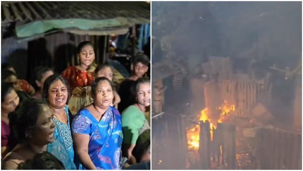 சென்னை வியாசர்பாடியில் பயங்கர தீ விபத்து.. 15 குடிசைகள் எரிந்து நாசம்!