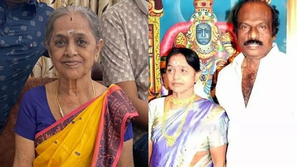 சென்னை பெசன்ட் நகர் மயானத்தில் எரியூட்டும் முன்பு மனைவிக்கு தாலி கட்டிய கவுண்டமணி! கதறிய மகள்கள்!