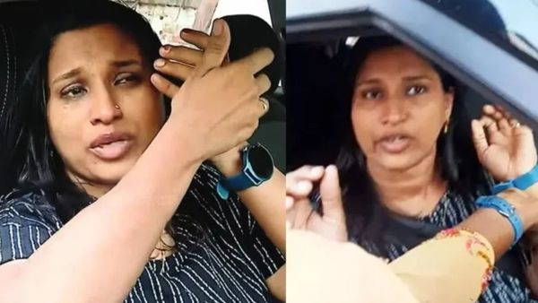 காரில் கொச்சி மாநகராட்சி அதிகாரி சொப்னா.. அடுக்குமாடி குடியிருப்புவாசிகளால் ஒரே அசிங்கமா போச்சு
