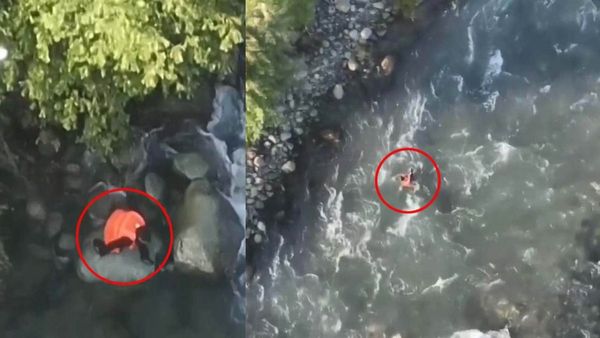 பயங்கரவாதிகளுக்கு உணவு கொடுத்து உதவிய நபர்! போலீசாரிடம் சிக்கியதும் செய்த காரியம்.. ஷாக் வீடியோ