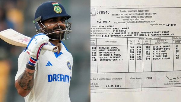 விராட் கோலியின் 10ம் வகுப்பு மதிப்பெண் எவ்வளவு தெரியுமா? உத்வேகமளிக்கும் மார்க்‌ஷீட்!