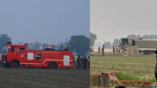 பாகிஸ்தான் கதறிக் கொண்டிருக்க.. பஞ்சாபில் விழுந்த விமானம்! பதறிப் போன மக்கள்.. விரைந்த விமானப்படை!