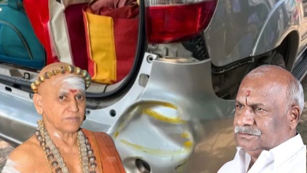 மதுரை ஆதினத்தின் கார் மீது மோதிய கார்.. முன் சீட்டில் ‘அந்த’ நபர்! விசாரணை கேட்கும் இந்து முன்னணி