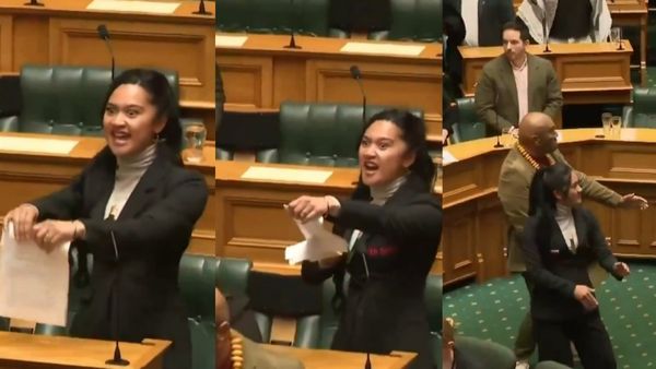 அதிகாரத்துக்கு எதிரான குரல்.. ஆக்ரோஷ நடனம்! நாடாளுமன்றத்தை தெறிக்க விட்ட பெண் எம்பி! பாயும் நடவடிகை!