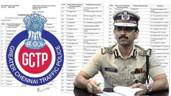 ஒரே அடியாய் தூக்கியடிக்கப்பட்ட ஆய்வாளர்கள்..ஒரே இரவில் சென்னையில் மெகா ஆக்சன்! கமிஷனர் அருண் அதிரடி!