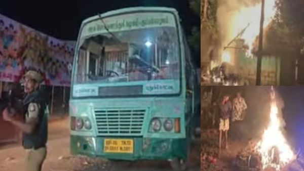 புதுக்கோட்டையில் பதற்றம்.. தேர் திருவிழாவில் இருதரப்பு மோதல்! அரிவாள்வெட்டு - வீடுகளுக்கு தீவைப்பு