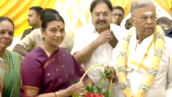 இல.கணேசன் இல்லத்துக்கு சென்ற துர்கா ஸ்டாலின்! முதல்வர் டெல்லி சென்ற நிலையில் நேரில் சென்று வாழ்த்து