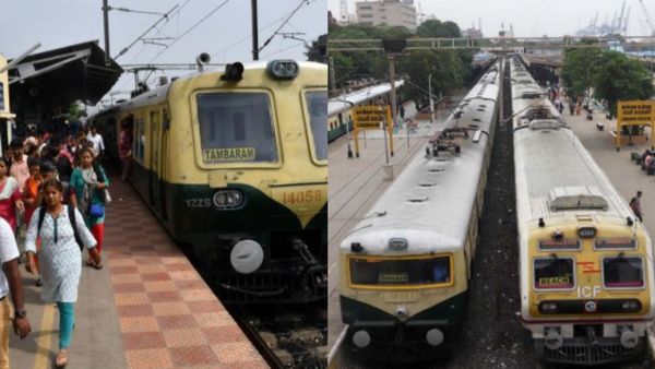 ஜஸ்ட் மிஸ்.. ஒரே தண்டவாளத்தில் வந்த 2 மின்சார ரயில்கள்.. பல்லாவரத்தில் அலறிய பயணிகள்.. என்ன நடந்தது?