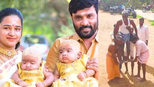 குலதெய்வ கோவிலில் குழந்தைகளுக்கு மொட்டை போட்ட கன்னிகா- சினேகன்.. திடீர்னு நடந்த அதிசயம்.. நெகிழ்ச்சி வீடியோ