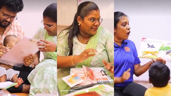 ஆறு மாத குழந்தையின் மூளைக்கு ஸ்பெஷல் எஜுகேஷன்.. இந்திரஜா வெளியிட்ட வீடியோ.. குவியும் கமெண்ட்ஸ்!