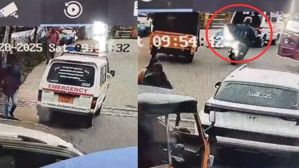 வேகத்தடையில் ஏறி இறங்கியபோது ஆம்புலன்ஸில் இருந்து தூக்கி வீசப்பட்ட நோயாளி.. நீலகிரியில் ஷாக்!